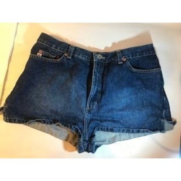 Guess Chino High Rise‎ Jean Shorts Womens Sz 10M - Picture 3 of 11